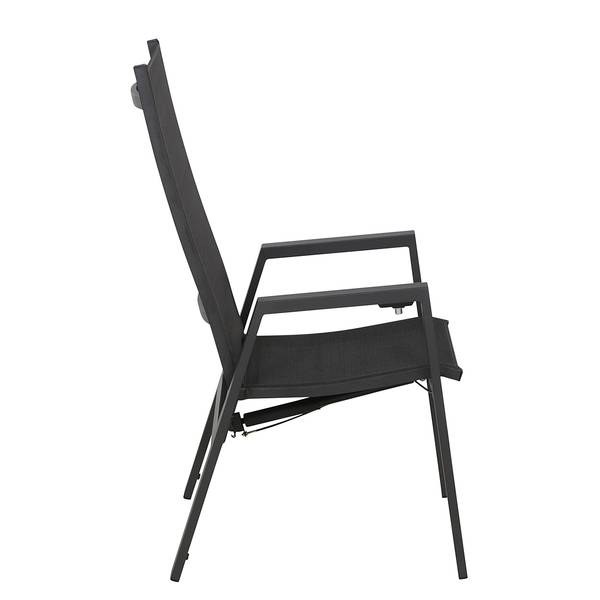 Tuinfauteuil Savona Move aluminium - antracietkleurig