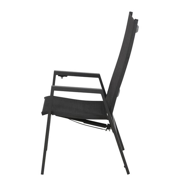 Tuinfauteuil Savona Move aluminium - antracietkleurig