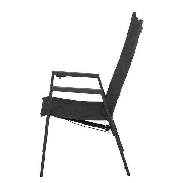 Tuinfauteuil Savona Move aluminium - antracietkleurig