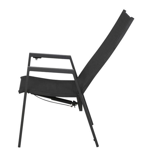Tuinfauteuil Savona Move aluminium - antracietkleurig