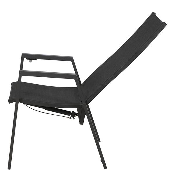 Tuinfauteuil Savona Move aluminium - antracietkleurig