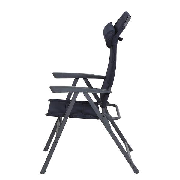 Camping-fauteuil Premium Plus aluminium - donkerblauw