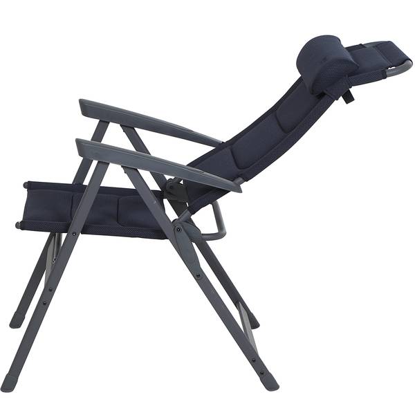 Camping-fauteuil Premium Plus aluminium - donkerblauw