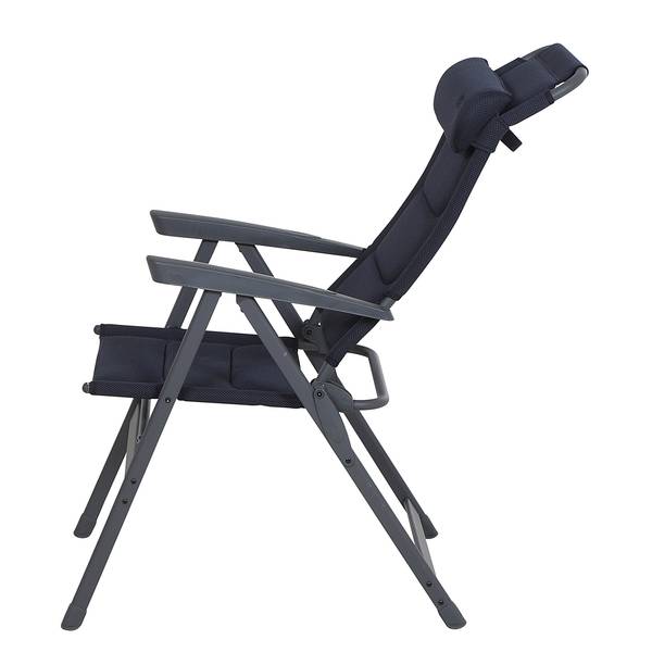 Camping-fauteuil Premium Plus aluminium - donkerblauw