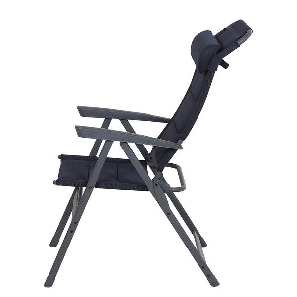 Camping-fauteuil Premium Plus aluminium - donkerblauw