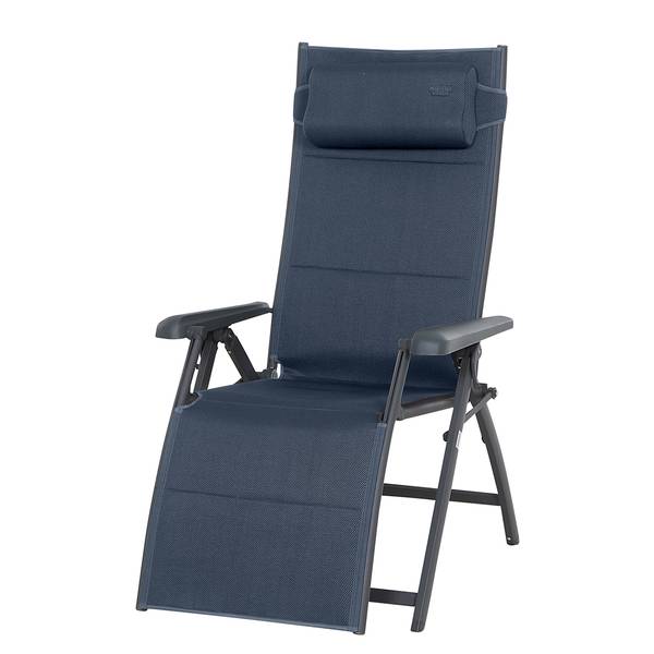 Campingstuhl Relax Premium Aluminium - Dunkelblau