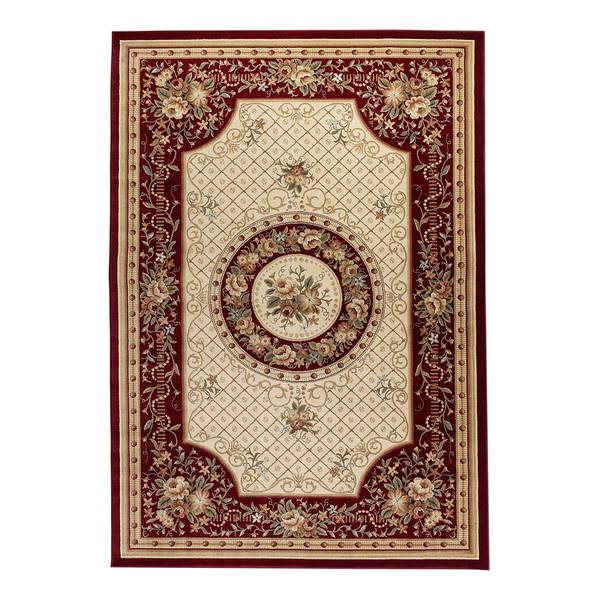 Tappeto a pelo corto Adraskan Polipropilene / Iuta - Rosso - 120 x 170 cm