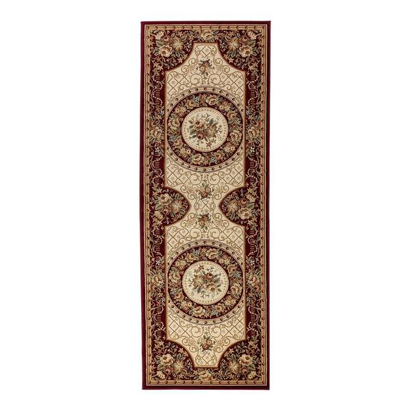 Loper Adraskan polypropeen/jute - rood