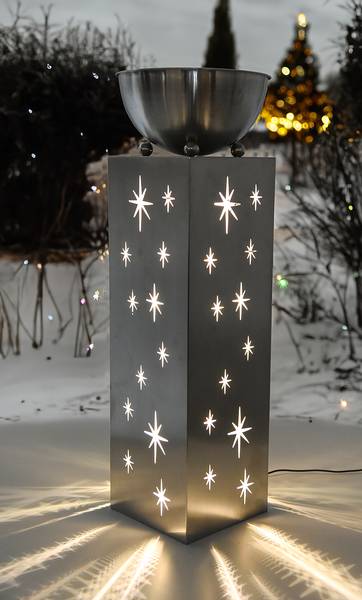 LED-Pflanzsäule Sterne kaufen