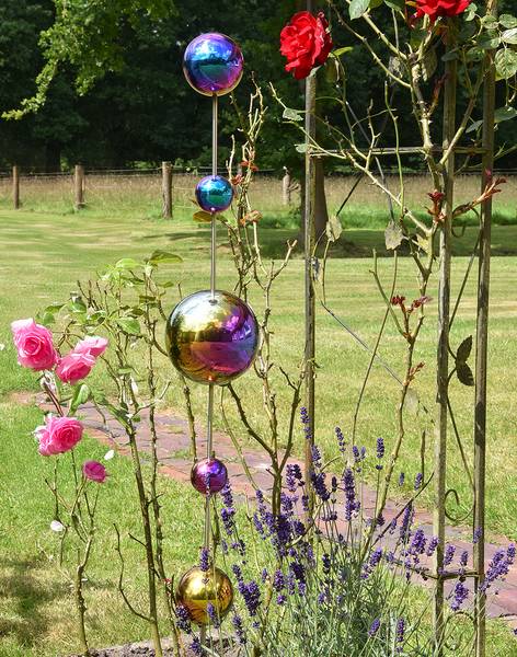 Gartenstecker Rainbow Eisen - Mehrfarbig