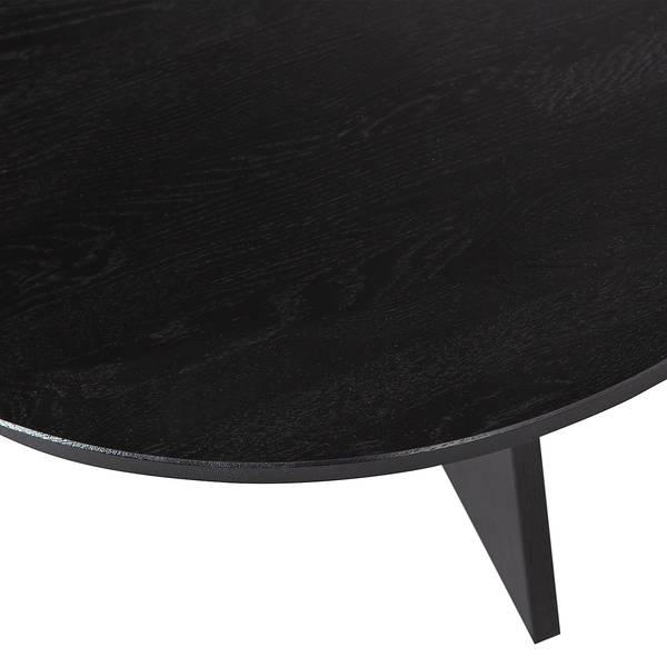 Couchtisch Fries Eiche Massiv - Schwarz