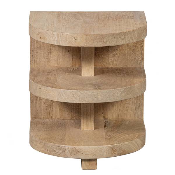 Beistelltisch Darren Mangoholz Massiv - Braun