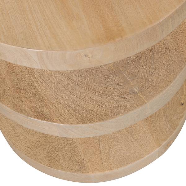 Beistelltisch Darren Mangoholz Massiv - Braun