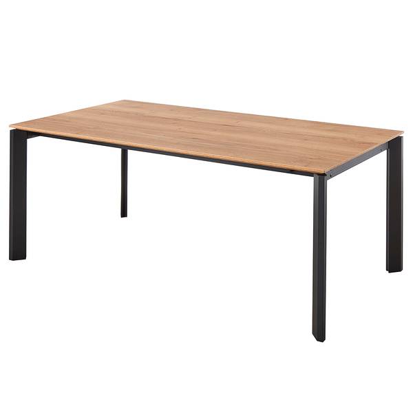 Esstisch London Eiche Sierra Dekor - Breite: 200 cm - Mit Kopfauszug & Einlegeplatte(n)