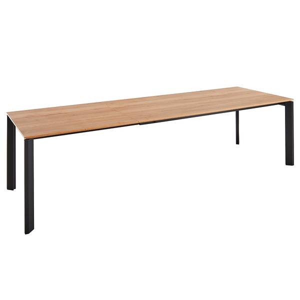 Esstisch London Eiche Sierra Dekor - Breite: 200 cm - Mit Kopfauszug & Einlegeplatte(n)