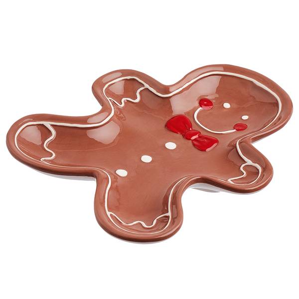 Piatto decorativo SWEET X-MAS biscotto Dolomite - Marrone