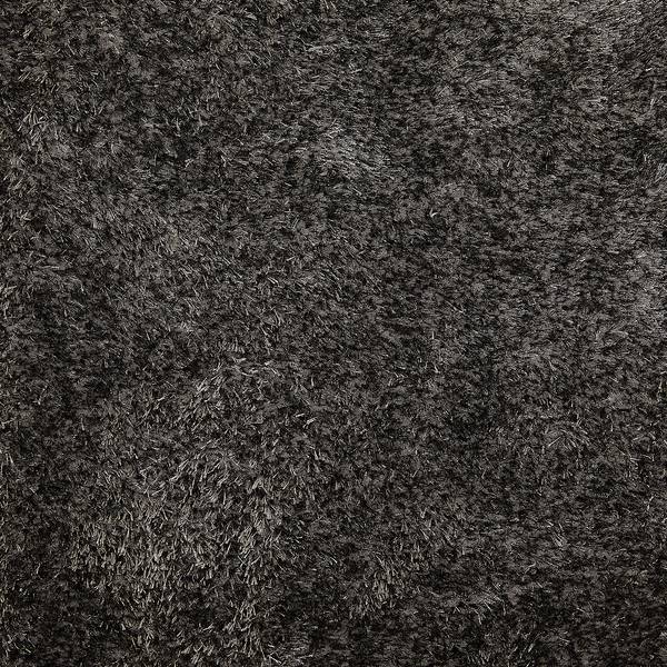 Hoogpolig vloerkleed Gela polyester - antracietkleurig - 120 x 170 cm