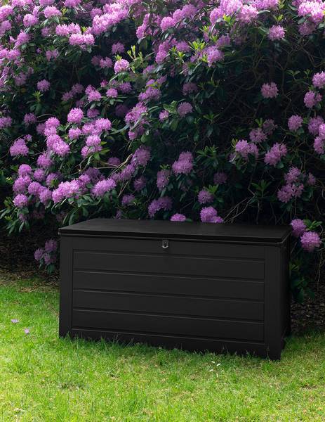 Boîte de rangement Dubrovnik Polythylène - Noir - Hauteur : 65 cm