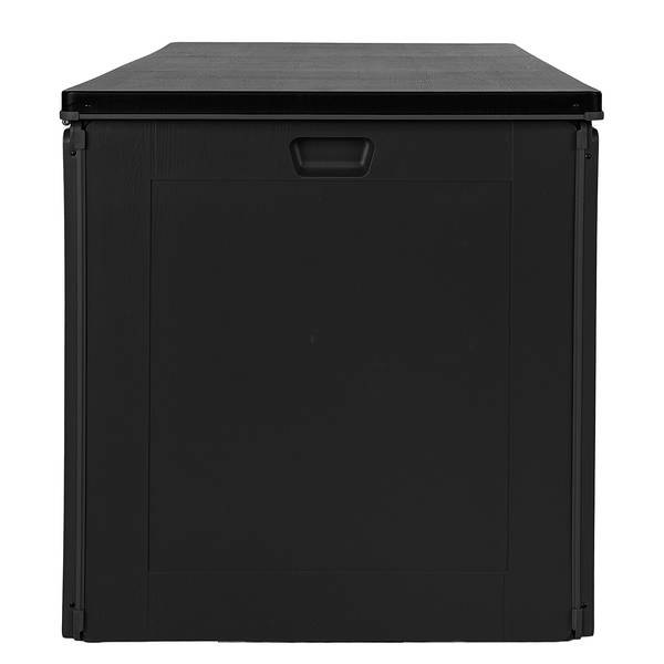 Boîte de rangement Dubrovnik Polythylène - Noir - Hauteur : 65 cm