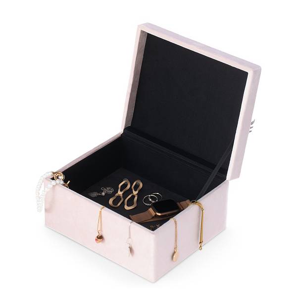 Boîte à bijoux Lash Type B Non-tissé - Rose bébé