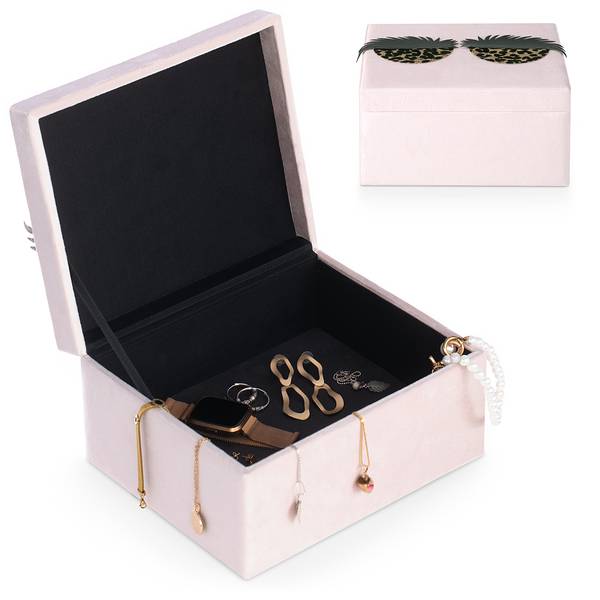 Boîte à bijoux Lash Type B Non-tissé - Rose bébé