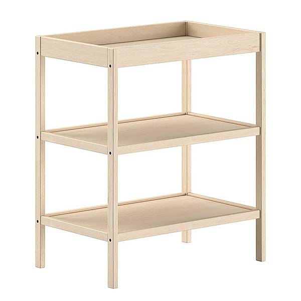 Babykamerset Dino 2-delig - babybed massief beukenhout - wit geolied beukenhout