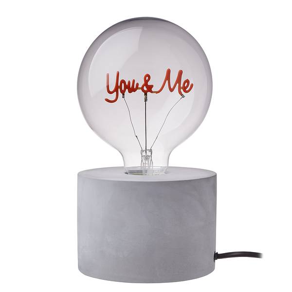 LED Lampadina BRIGHT LIGHT You & Me Vetro - Rosa