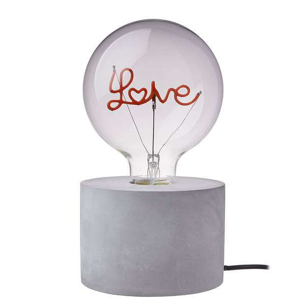 Lampadina LED BRIGHT LIGHT LOVE rosa Vetro - Rosa
