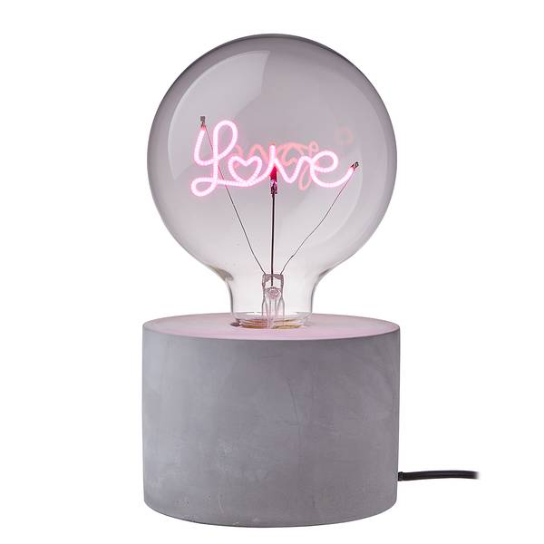 Lampadina LED BRIGHT LIGHT LOVE rosa Vetro - Rosa