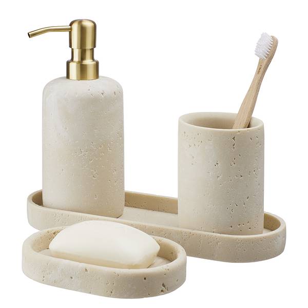 Zeepbakje VERDON polyresin - beige