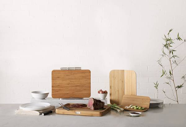 Schneidebrett Cut & Carve Bamboo Bambus - Braun