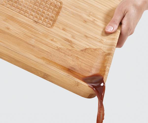 Schneidebrett Cut & Carve Bamboo Bambus - Braun
