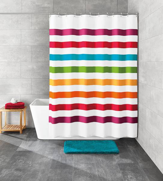 Rideau de douche Slect Polyester - Multicolore