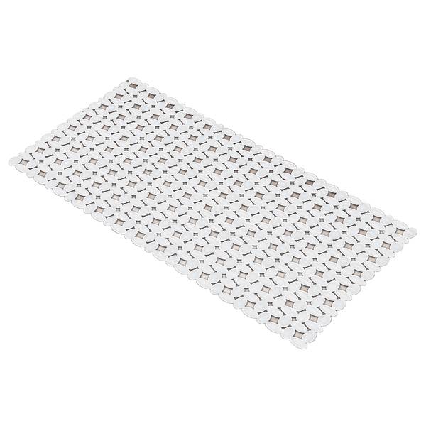 Badkuipmat Ivy PVC - wit