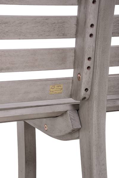 Gartenbank Helgoland 150 cm grau