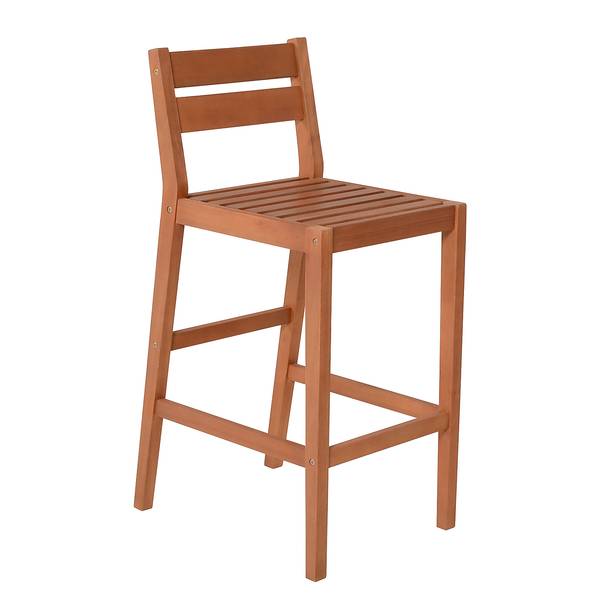 Barset Maine 5-teilig Eukalyptus Massiv - Braun - inkl. Kissen