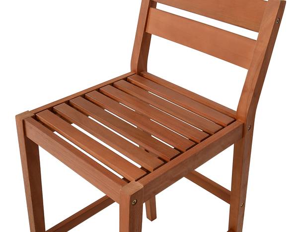 Barset Maine 5-teilig Eukalyptus Massiv - Braun - inkl. Kissen