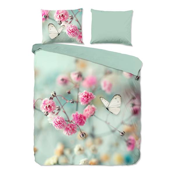 Renforcé Bettwäsche Adel Renforcé - Mintgrün - 240 x 200/220 cm + 2 Kissen 70 x 60 cm