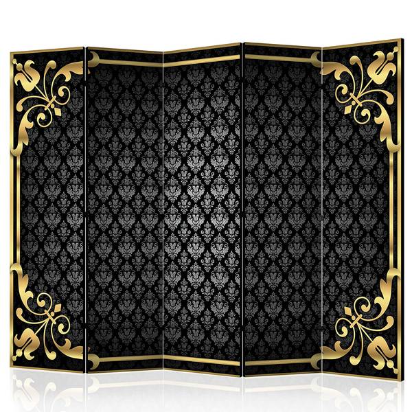 Kamerscherm Little Bit Luxury 1-zijdig vlies op massief hout - grijs