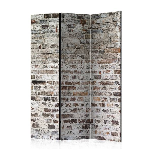 Kamerscherm Old Walls Acoustic vlies op massief hout - grijs - 135 x 172 cm