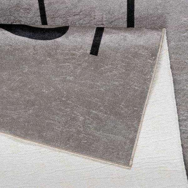 Passatoia da cucina Kitchen Poliestere - Beige / Nero - 80 x 300 cm