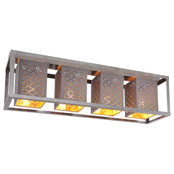 Lampada da soffitto Thomas Tessuto misto / Ferro - Numero di lampadine necessarie: 4