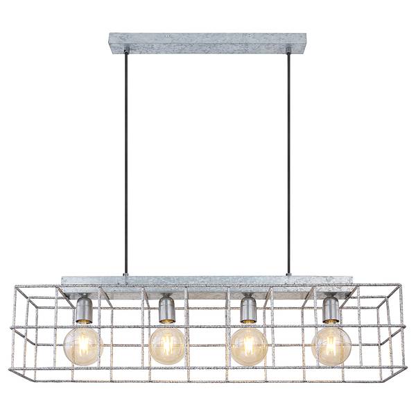 Lampada a sospensione Merril B Ferro / Acciaio - 4 punti luce