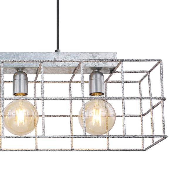 Lampada a sospensione Merril B Ferro / Acciaio - 4 punti luce