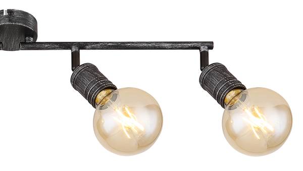 Plafonnier Ottilie - Type B Fer - 4 ampoules