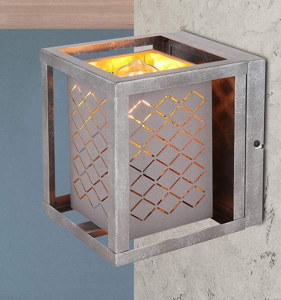 Lampada da parete Thomas Tessuto misto / Ferro - 1 punto luce