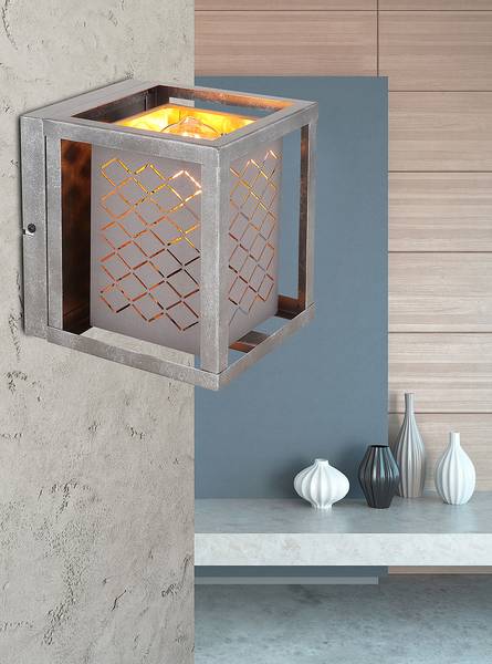 Lampada da parete Thomas Tessuto misto / Ferro - 1 punto luce