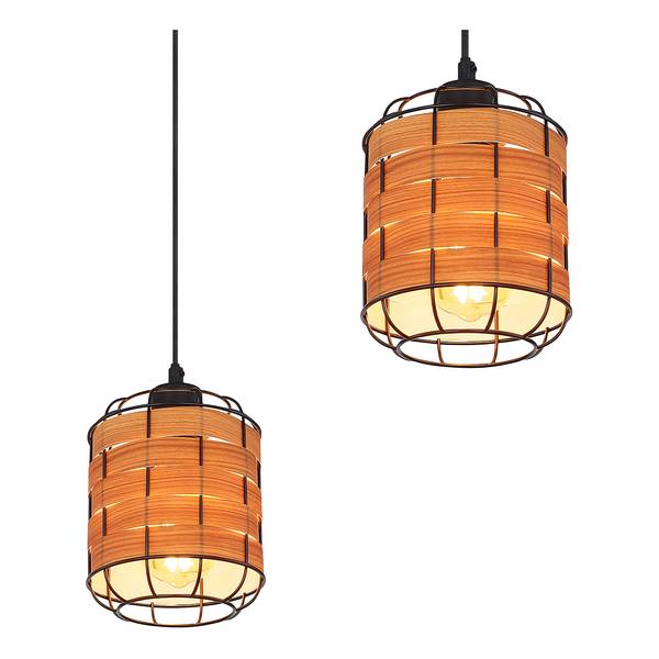 Lampada a sospensione Elmar A Vetro acrilico / Ferro - 3 punto luce