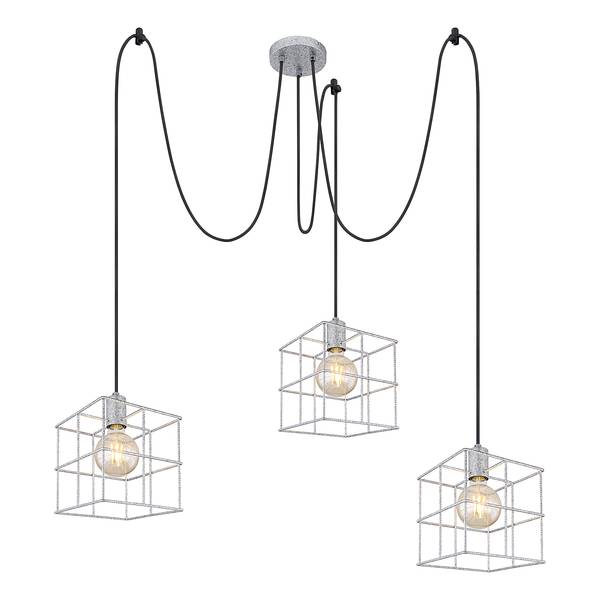 Suspension Merril - Type A Fer / Acier - 3 ampoules