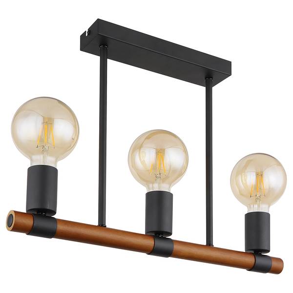 Plafonnier Heinrich - Type A Fer - 3 ampoules